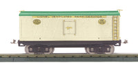 MTH Tinplate 11-30241 Lionel Corporation Tinplate No. 214R Std. Gauge Refrigerator Car Ivory & Peacock w/Brass Trim Std. Gauge new