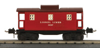 MTH Tinplate 11-70041 Lionel Corporation Tinplate No. 2657 Red & Maroon Caboose O SCALE Used Excellent No Box