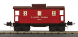 MTH Tinplate 11-70041 Lionel Corporation Tinplate No. 2657 Red & Maroon Caboose O SCALE Used Excellent No Box