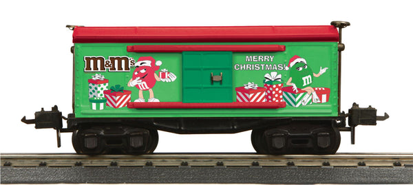 MTH Tinplate 11-70074 MARS - M&M's Christmas Boxcar O SCALE  Used Excellent No Box