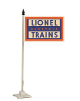 MTH Tinplate 11-90066 Lionel Lines Std. Gauge 89 Flag Pole & Base  NEW