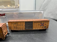 Atlas Set of 3 Railbox Boxcars Weathered N SCALE WEATHERED AS IS Used Excellent