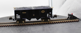 MTH Tinplate 10-1042  hopper car black with brass trim O SCALE Like New