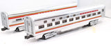 MTH 20-6121 SANTA FE 60' Slp/Din Aluminum Passenger Set Premier O Scale Like New