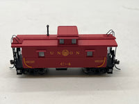 Atlas 20003029 C&O-Style Steel Center-Cupola Caboose - Ready to Run -- Union Railroad #C-4 (red) HO SCALE Like New