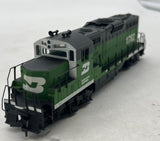Walthers 1762  Trainline Burlington Northern BN GP Diesel Locomotive #1762 HO SCALE Used Excellent WRONG BOX