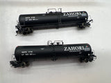 Athearn 1718 2192 GATX Zahori 30K Gallon Ethanol Tank Car 2 pack N SCALE Used Excellent
