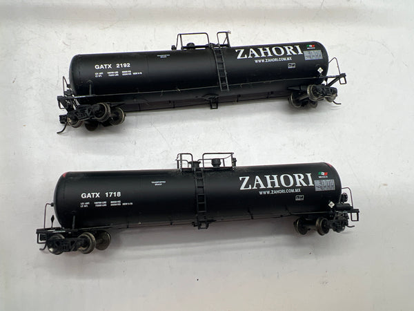 Athearn 1718 2192 GATX Zahori 30K Gallon Ethanol Tank Car 2 pack N SCALE Used Excellent