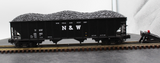 MTH Premier 20-97408 Norfolk & Western 4-Bay Hopper Car . O SCALE Like New Damaged Box