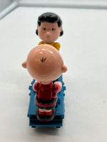 Lionel 6-18413 Charlie Brown and Lucy Peanuts operating hand car O SCALE Used Broken as is