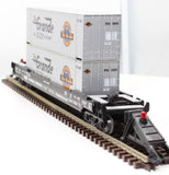 MTH Railking 30-76020 Denver & Rio Grande Husky Stack Car O SCALE Like New