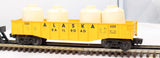 Lionel 6-9385 ALASKA GONDOLA with Canisters O Scale Used Damaged Box