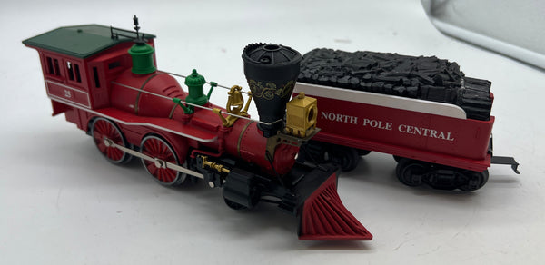 Lionel 6-18732 NORTH POLE CENTRAL 4-4-0 STEAM LOCOMOTIVE #25 O SCALE Used Excellent