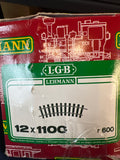 LGB 1100 Curved Track r600 Pack of 12 G SCALE NEW