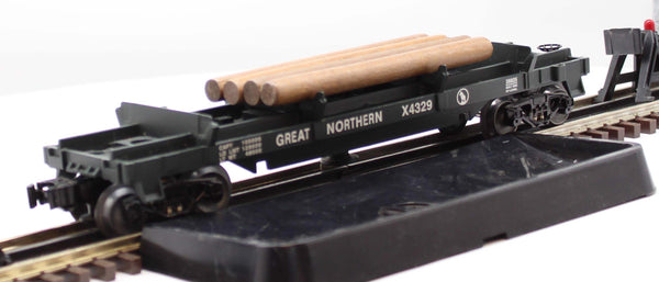 Lionel Great Northern 6-26825 Log Dump Car O SCALE Used