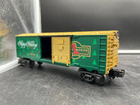 Lionel 6-16291 Christmas boxcar 1998 O SCALE Used Excellent