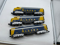 MTH 30-20393-1, 30-20393-3 Alaska E-8 AA Diesel Engine Set w/Proto-Sound 3.0 Road #2401 #2402 and B-Unit Cab #1508 (Set) O Scale NEW