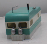 MTH Railking 30-90108 Turquoise & White Stainless Mobile Home O SCALE Like New