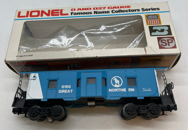 Lionel  6-9188 Great Northern Bay Window Caboose O SCALE Used Excellent Damaged Box