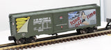 Menards 279-3842 NOSE ART WWII Boxcar USAXX #9770 O Scale  Like New