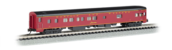 Bachmann 14352 Norfolk Western N&W 85' Smoothside observation with lighted interior N SCALE