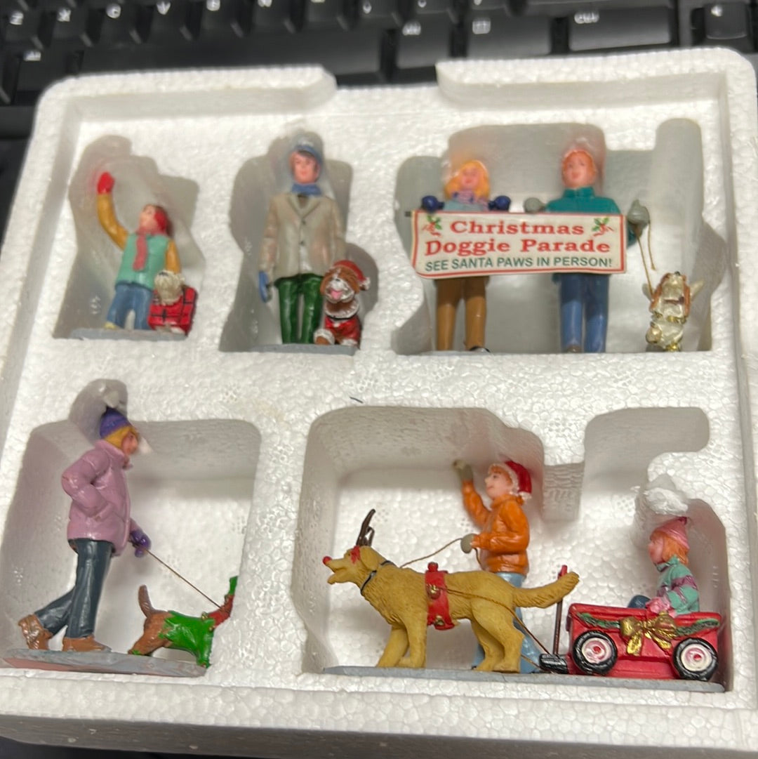 Lemax 23949 Christmas Doggie Parade Set of 5