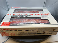 Lionel 6-8260 6-8262 Southern Pacific SP Daylight F3AA engine and non powered O SCALE Like New