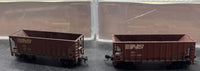 Walthers 932-50101, 50103 Set of 2 Norfolk Southern NS Greenville 100T 2 bay hoppers N SCALE WEATHERED AS IS Like New