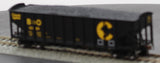 Athearn ATH15153 HO RTR 40' 3-Bay Ribbed Hopper With Load, B&O #10189 HO SCALE NEW