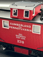 MTH Railking 30-77023 Cumberland & Pennsylvania Bobber Caboose- No. 134. O SCALE Like New