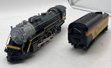 Lionel 6-8003 CHESSIE 2-8-4 Berkshire Steam Locomotive & Tender #8003 O Scale Used Excellent Damaged Box
