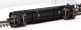MTH 30-7606 MTH Lines w/Backhoe Flat Car RailKing O Scale Used Damaged Box