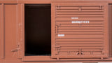 Bachmann 14908 50' OUTSIDE BRACED BOX CAR WITH FLASHING END OF TRAIN DEVICE - FRISCO #44213 HO SCALE NEW