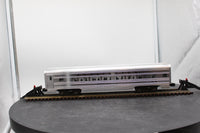Lionel 6-9578 LIONEL ILLUMINATED BURLINGTON ALUMINUM PASSENGER CAR O SCALE Like New Damaged Box