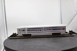 Lionel 6-9578 LIONEL ILLUMINATED BURLINGTON ALUMINUM PASSENGER CAR O SCALE Like New Damaged Box