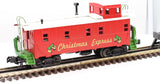 MTH 30-4207C Christmas Offset Steel Caboose O SCALE Like New