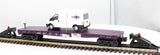 MTH Railking 30-76674 RailKing Flat Car w/(1) 'Ford Transit Van O SCALE Like New