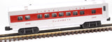 LIONEL LL Elisabeth Streamline Coach-Red Stripe Illuminated Passenger Car 6-2445 O SCALE Like New