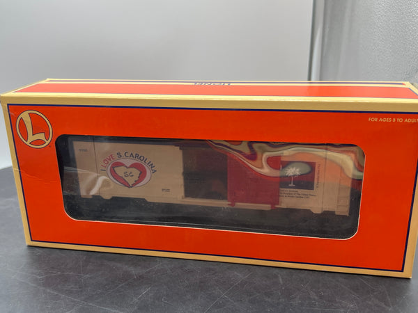 Lionel 6-19987 I love South Carolina boxcar O SCALE NEW