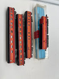 Atlas Southern Pacific SP Daylight Locomotive 2125 & 3 Passenger Cars N SCALE Used Excellent No Box