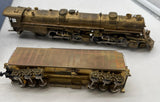 United 2664 PFM United N&W Norfolk & Western A 2-6-6-4 - Unpainted Brass Locomotive w/ Pittman Motor HO SCALE Used Damaged Box as is