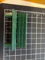 Set of 4 G SCALE Benches (2 are double sided station benches)  Like New No Box
