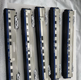 Lionel 2527490, 2527510 Nickel Plate Road NPR 4 car Passenger Set and StationSounds Diner (Set of 5 cars) O Scale Like New No Box