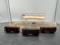 Atlas Set of 3 Norfolk Southern NS Hoppers Weathered   41336, 41335,  & 41334  N SCALE WEATHERED AS IS Used Excellent