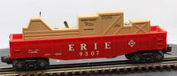 Lionel 6-9307 Erie Animated Cop & Hobo Gondola 9307 O SCALE Used Excellent