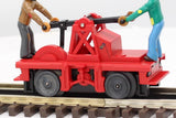Lionel 6-18480 Hobo Hand Car O Scale Like New Damaged Box
