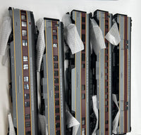 MTH Premier 20-6581 Erie Lackawanna 5-Car 70' Streamlined Passenger Set Ribbed Sided O SCALE Like New
