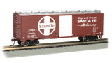 Bachmann 16012 40' BOXCAR - SANTA FE #139876 - FLOUR LOADING ONLY HO SCALE NEW
