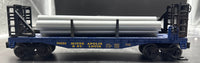 Lionel 6-26650 6-26650 Minneapolis & St Louis Flatcar with pipes O SCALE Used Excellent