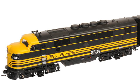 Atlas 1615-1 Ph.1 Locomotive Item # 1615-1 Rio Grande #552A 3 Rail TMCC O SCALE NEW